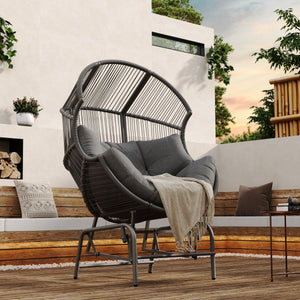 Palos - Outdoor Wicker Glider Chair by Couch.com