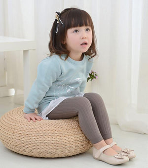 Double needle pantyhose pants