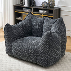 Comfortable Chenille Sofa Chairs With Highly Resilient Foam