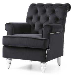 Elegant Round Arm Traditional Chair by Couch.com
