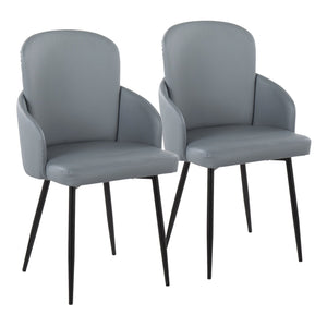 Dahlia - Contemporary Elegant Design Dining Chair (Set of 2) by Couch.com