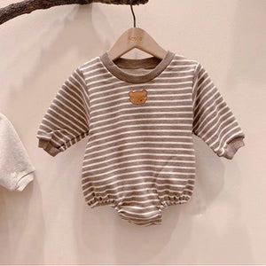 Baby cute poached egg one-piece suit