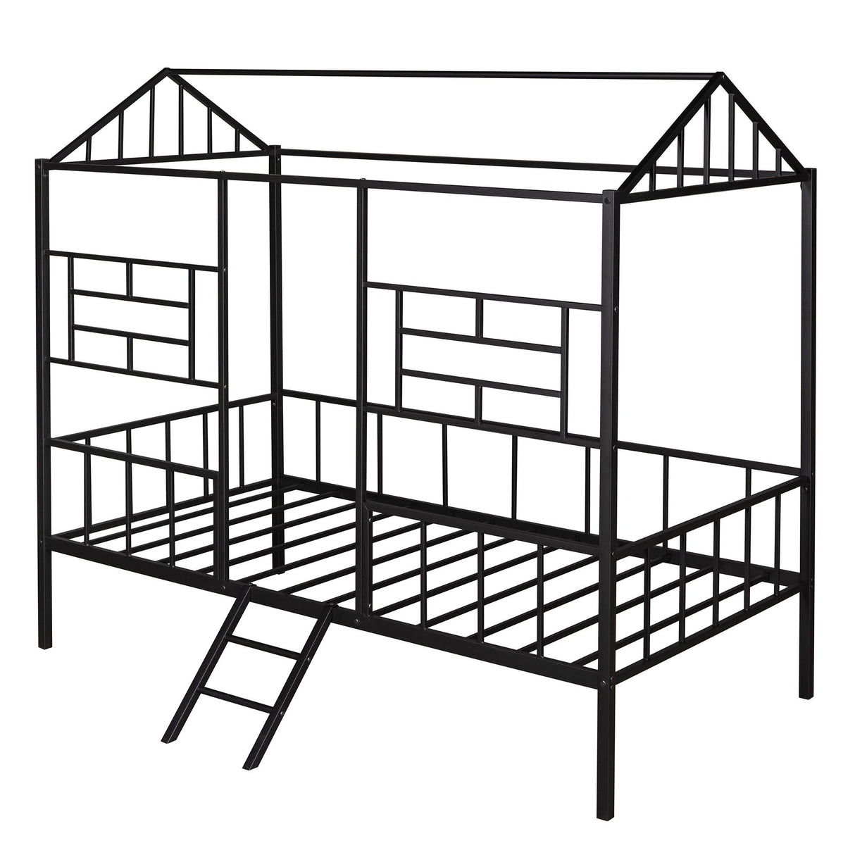 House Bed Frame With Slatted Support, No Box Spring Needed by Couch.com