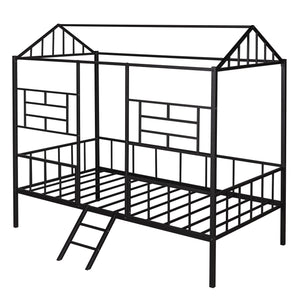 House Bed Frame With Slatted Support, No Box Spring Needed by Couch.com