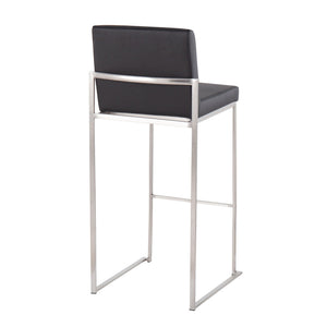 Fuji - Contemporary And Modern Elegance High Back Barstool by Couch.com