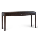 Cosmopolitan - Wide Console Sofa Table - Mahogany Brown by Couch.com