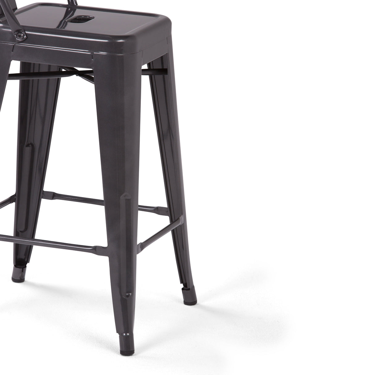 Rayne - Curved Back Metal Stool (Set of 2) by Couch.com