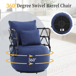 Coolmore - Upholstered Tufted Living Room Chair, Accent Chair With Metal Stand by Couch.com