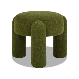 Hugo - Round Fully Upholstered Ottoman by Couch.com
