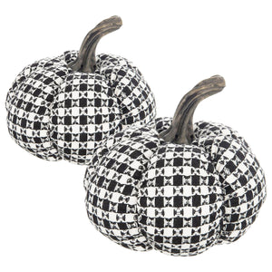 Plaid Pumpkin Decor, For Holiday Halloween Decoration by Couch.com