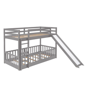 Functional Bunk Bed & Convertible Ladder And Slide by Couch.com