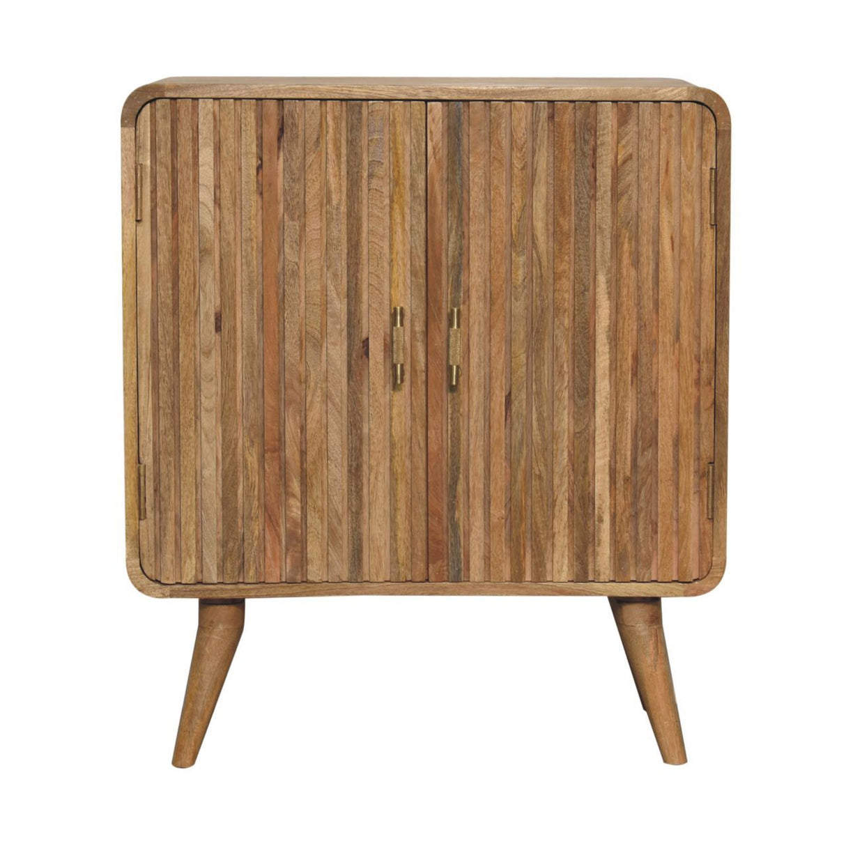 T Bar Ridged Cabinet - Brown by Couch.com