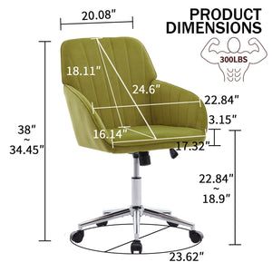 Adjustable Ergonomic Office Chair, Swivel Backrest Seat by Couch.com