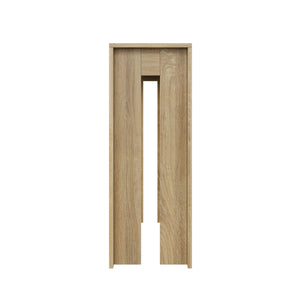 Farmhouse Style Oak-Colored Extra-Long Console Table