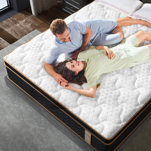 Home 10" Flexpedic Luxury Memory Foam & Pocket Spring Mattress