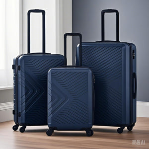 3 Piece Luggage Sets Lightweight Suitcase With Two Hooks, Spinner Wheels, Tsa Lock, Durable Hard Shell by Couch.com