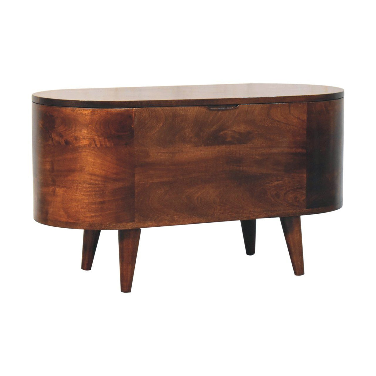 Rounded Lid Up Blanket Box by Couch.com