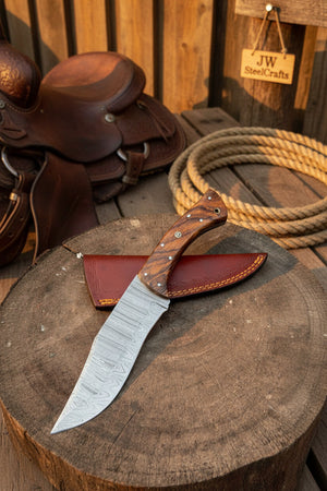 Professional Carving Knife 6 Inch Blade Wooden Handle Tool