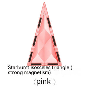 Color Window Asterism Magnetic Building Blocks Assembly