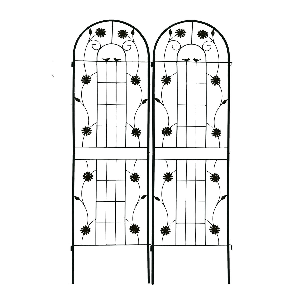 Metal Garden Trellis Rustproof Trellis For Climbing Plant Outdoor Flower Support
