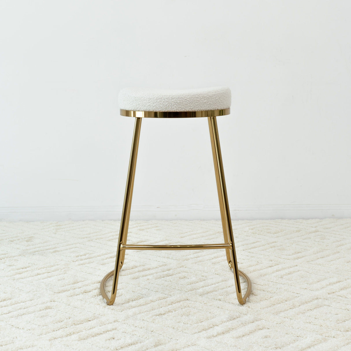 Jane - 26" Mid-Century Modern Luxury Upholstered Stool by Couch.com
