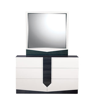 Vios - Zebra HG Mirror - White by Couch.com