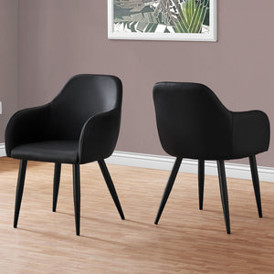 Dining Chair Side, Upholstered For Dining Room, Contemporary & Modern (Set of 2)