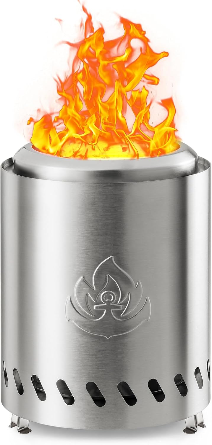 6.7" Portable Smokeless Tabletop Fire Pit, Low Smoke Burning Tabletop Fire Pit Fuel