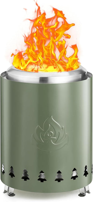 6.7" Portable Smokeless Tabletop Fire Pit, Low Smoke Burning Tabletop Fire Pit Fuel
