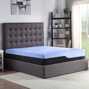 Refresh - 12" Hybrid Cooling Gelcare Memory Foam And Coil Mattress by Couch.com