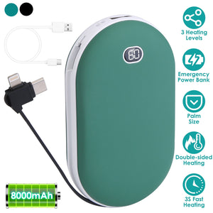 8000mAh Hand Warmer & Power Bank by DirectDeals