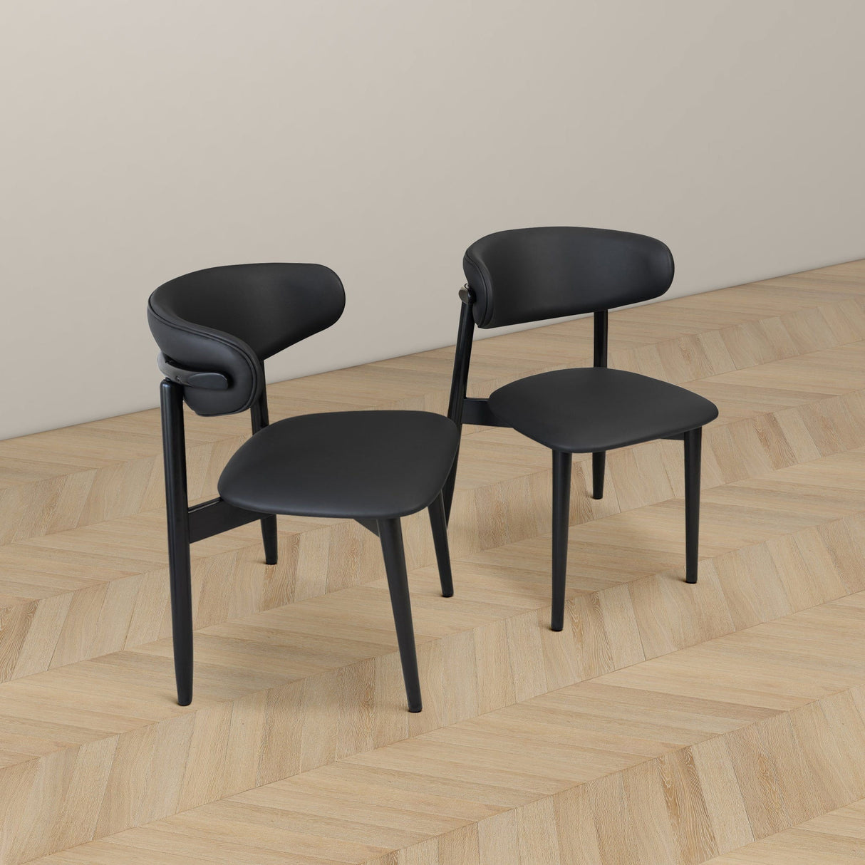 Korb - Dining Chair (Set of 2) - Black by Couch.com