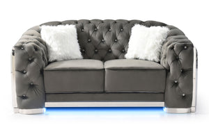Loveseat With Flared Arms by Couch.com
