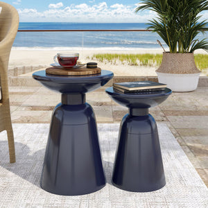 Serenita - Outdoor Side Tables With Flared Design (Set of 2) by Couch.com