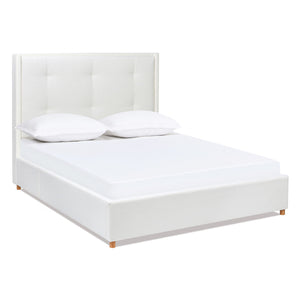 Miramar - Cushion Back Headboard Platform Bed Frame by Couch.com