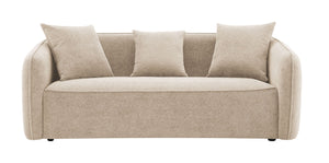 Keith - Chenille Sofa With 3 Matching Color Toss Pillows by Couch.com