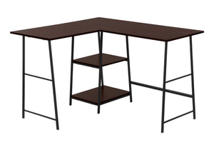 Computer Desk, Home Office, Corner, Storage Shelves, L Shape, Work, Laptop, Contemporary, Modern by Couch.com