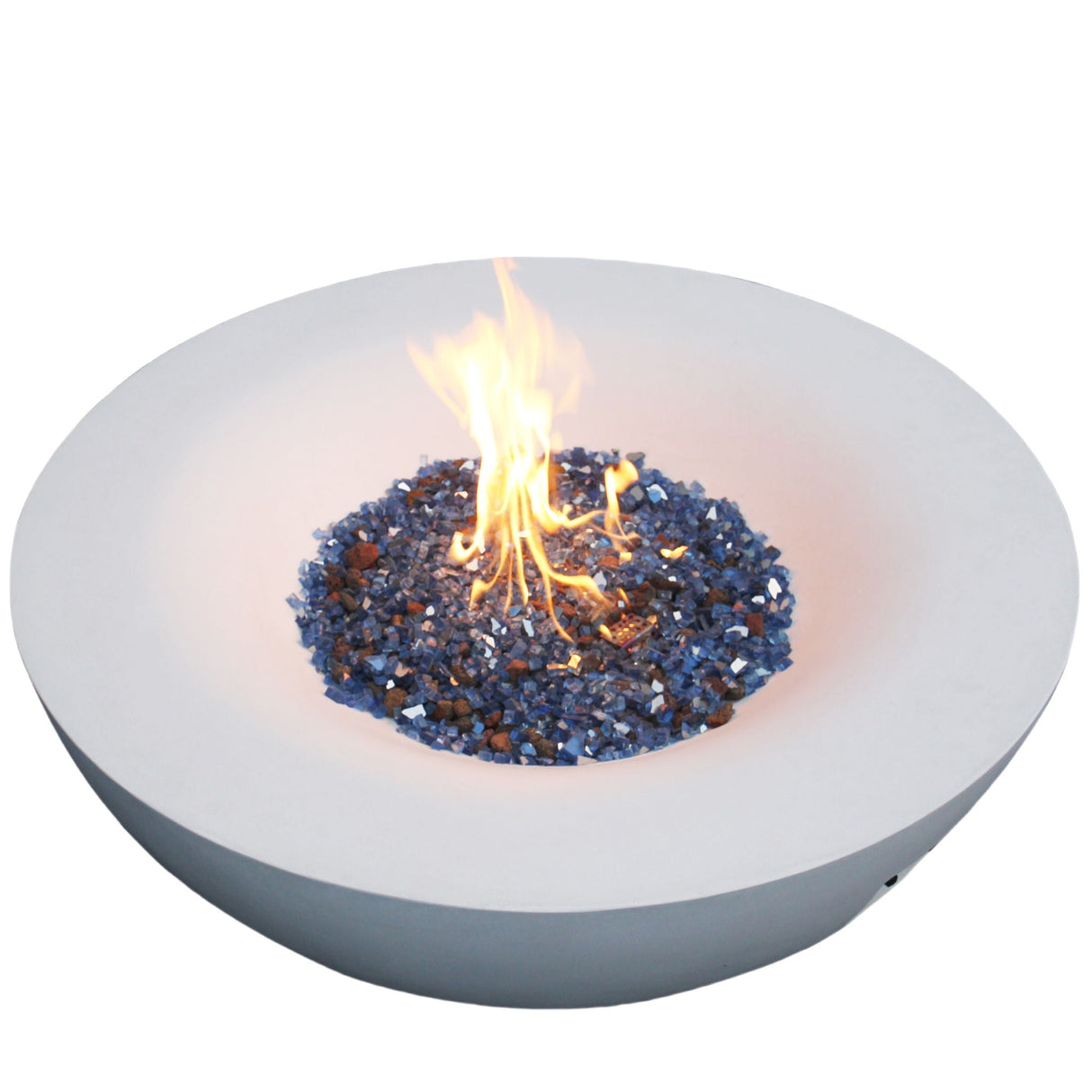 Outdoor Concrete Propane Gas Fire Pit Bowl by Couch.com