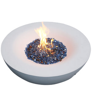 Outdoor Concrete Propane Gas Fire Pit Bowl by Couch.com