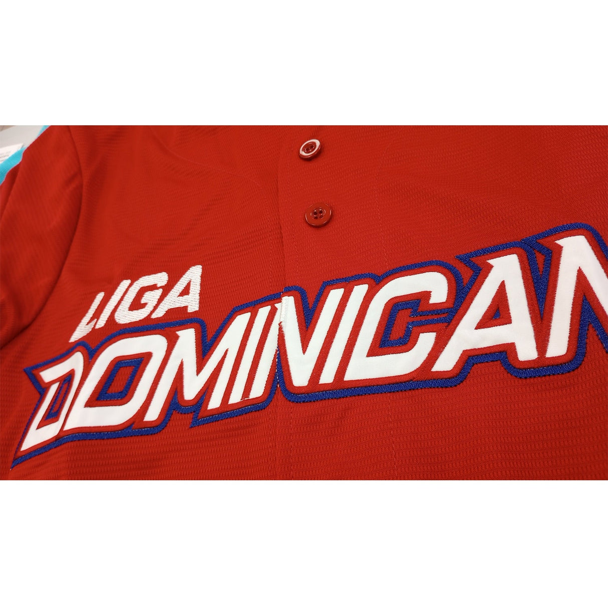 Men's Serie del Caribe 2024 OFFICIAL Dominicana Jersey - Red/Red