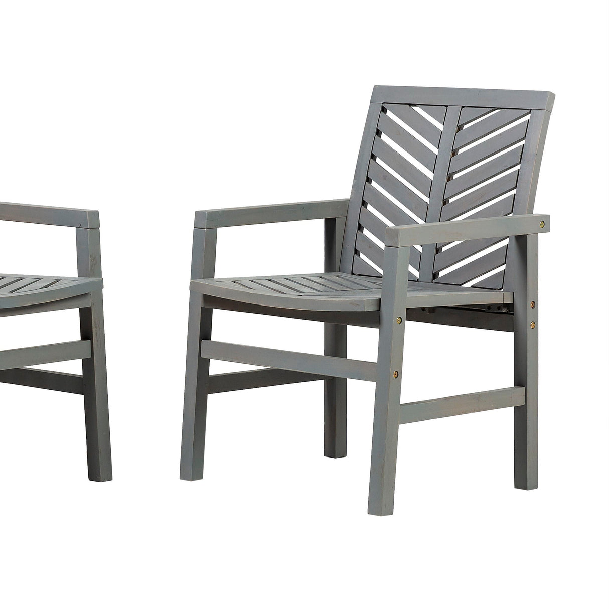 Modern 2 Piece Chevron Patio Chairs by Couch.com