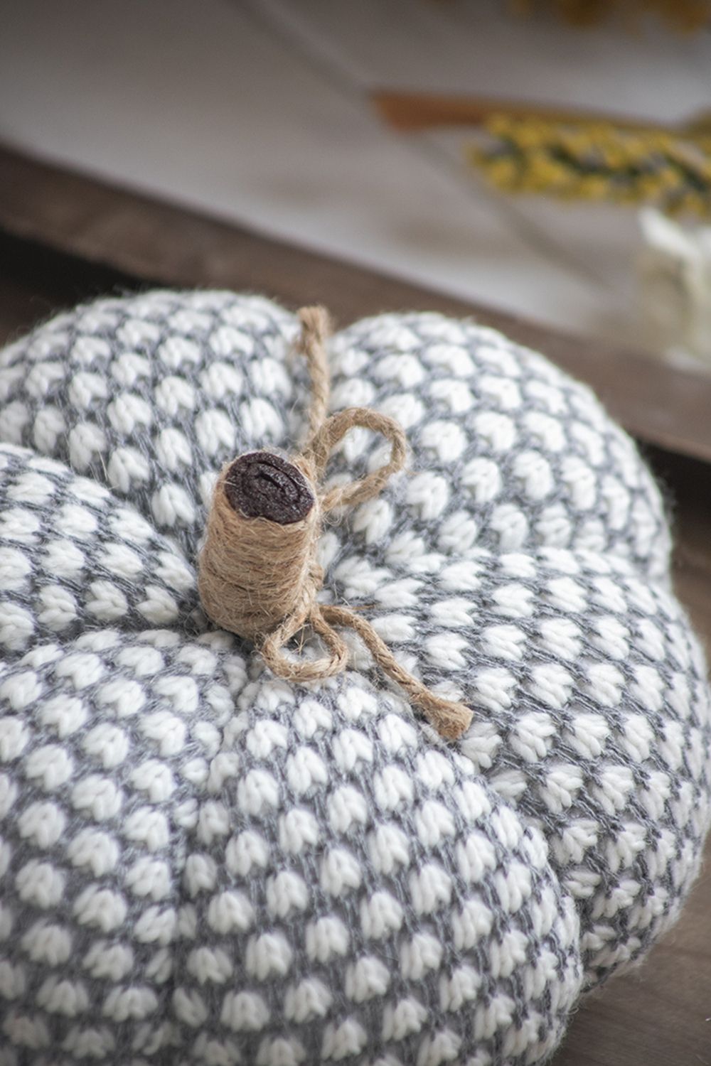 Knite Pumpkin Ornament Decor For Holiday Harvest Festival Fall Festival & Thanksgiving by Couch.com