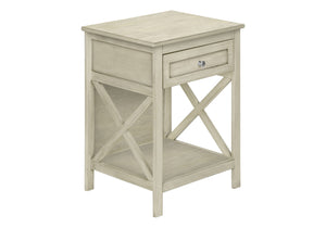 Accent End Table, 2 Tier, Storage Drawer, Transitional Style by Couch.com