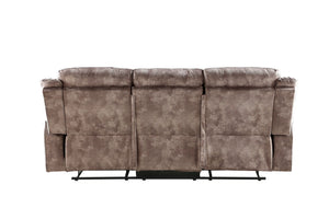 Zubaida Two Tone Recliner Sofa with USB Port and Drop Down Table