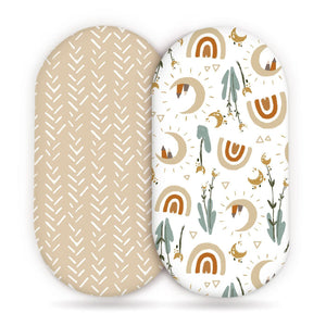 Baby Cradle Fitted Sheet Elastic Printing Baby Caring Table Changing Cover