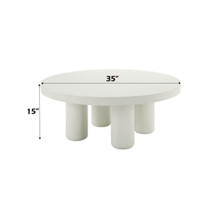 Loanna White Coffee Table