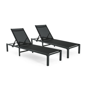 Westport - Outdoor Chaise Lounge (Set of 2) - Black by Couch.com