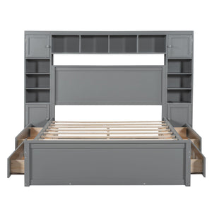 Bed With All In One Cabinet, Shelf And Sockets by Couch.com