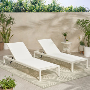 Outdoor Patio Chaise Lounge With 5 Reclining Positions by Couch.com