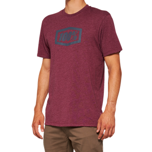 100% Icon T-Shirt - Maroon - Medium 20000-00031